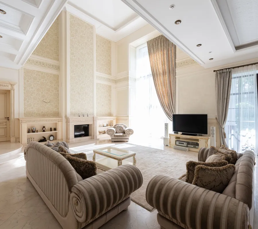 Modern living room interior — buy your next home in Alexandria, Virginia
