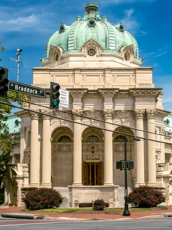 Historic Handley Library in Winchester, Virginia