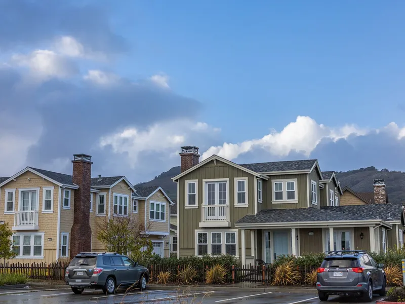 Sold suburban home exterior